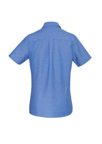 Womens Chambray Short Sleeve Shirt