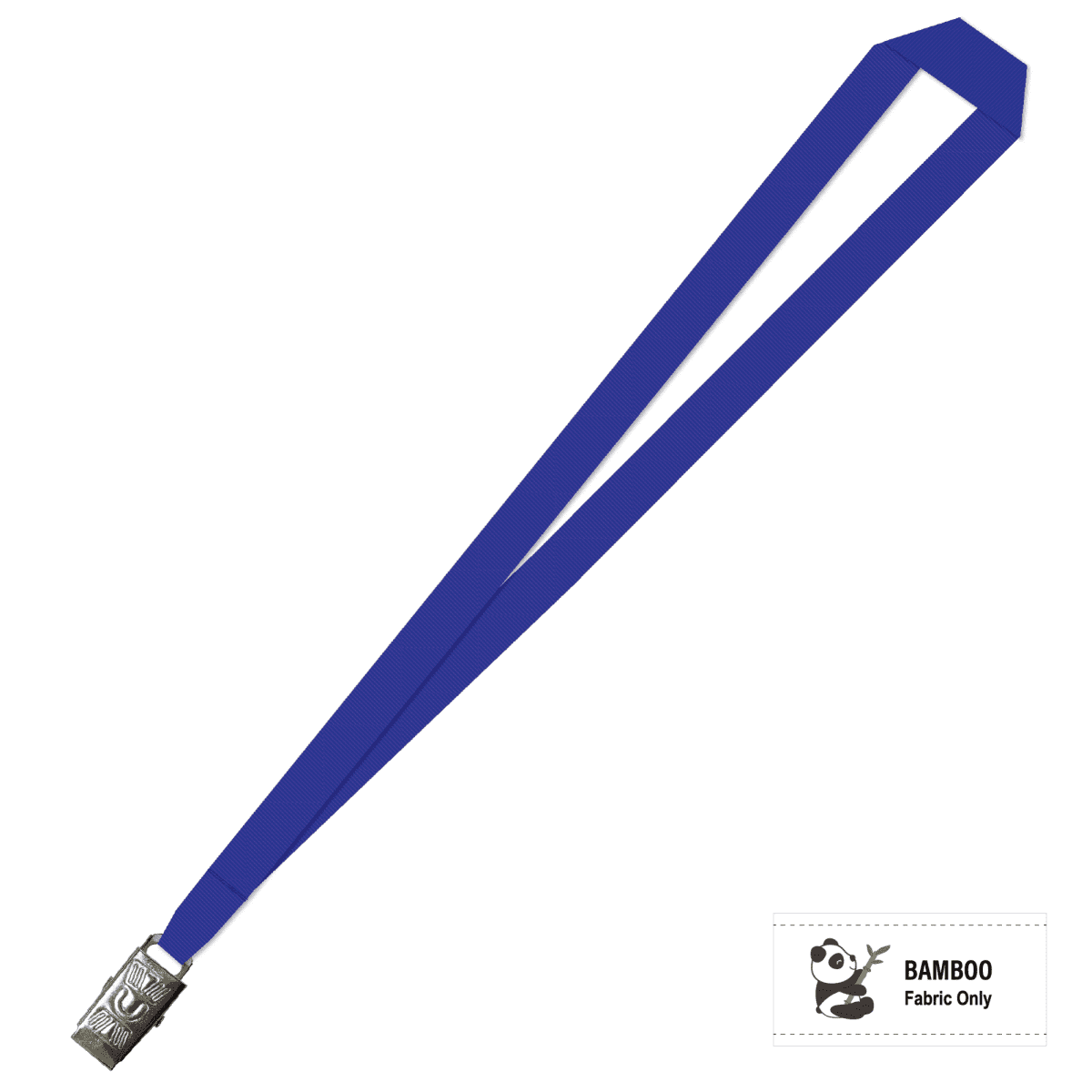 Bamboo Plain Lanyard with Alligator Clip