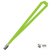 Bamboo Plain Lanyard with Alligator Clip