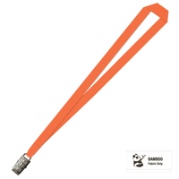 Bamboo Plain Lanyard with Alligator Clip