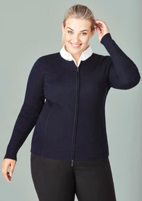 Womens 2-Way Zip Cardigan