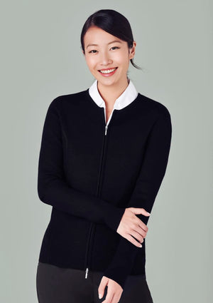 Womens 2-Way Zip Cardigan