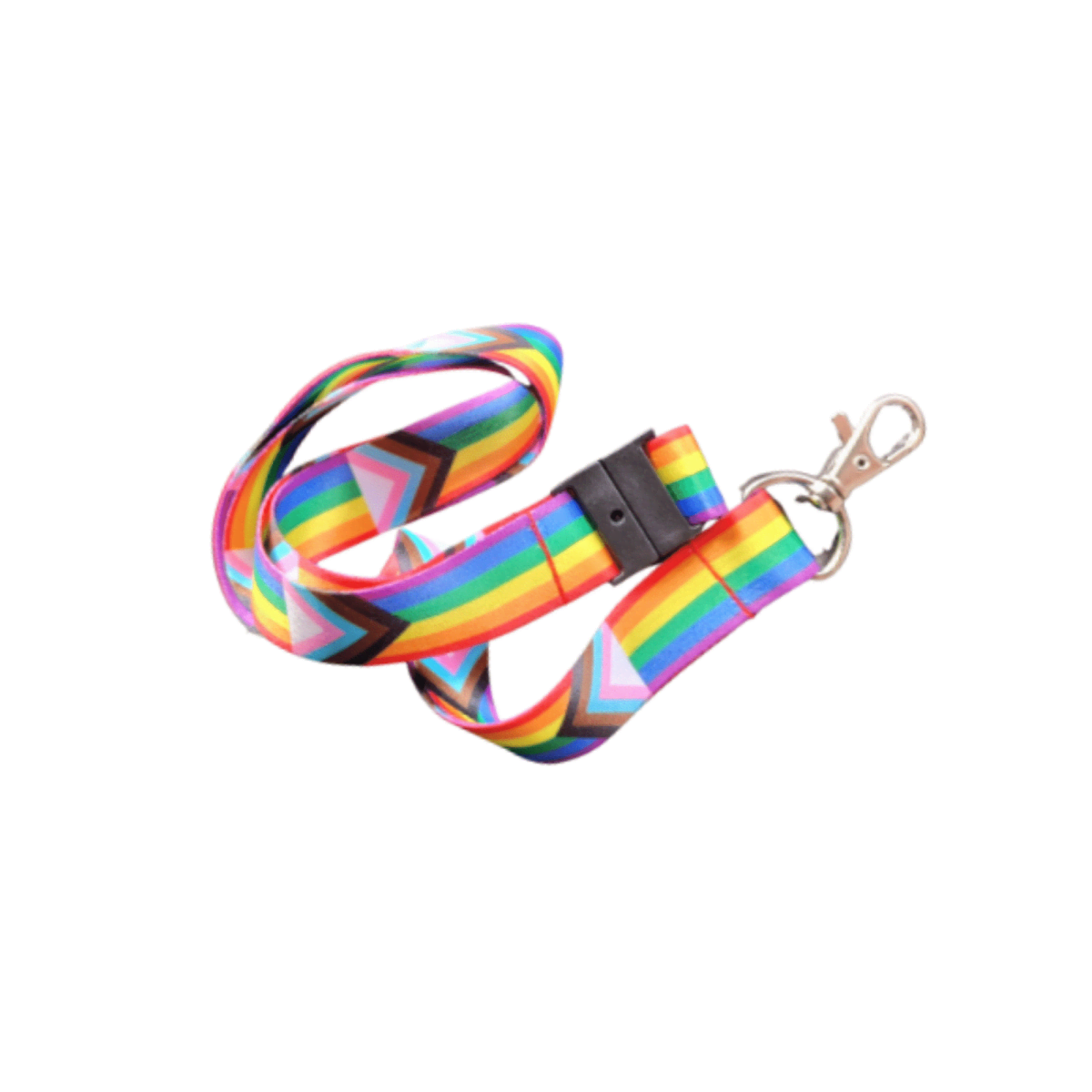 Virgo Plain Silky Smooth Lanyard with Carabiner and Breakaway - 20mm rPET