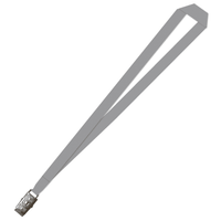 Gemini Plain Lanyard with Alligator Clip