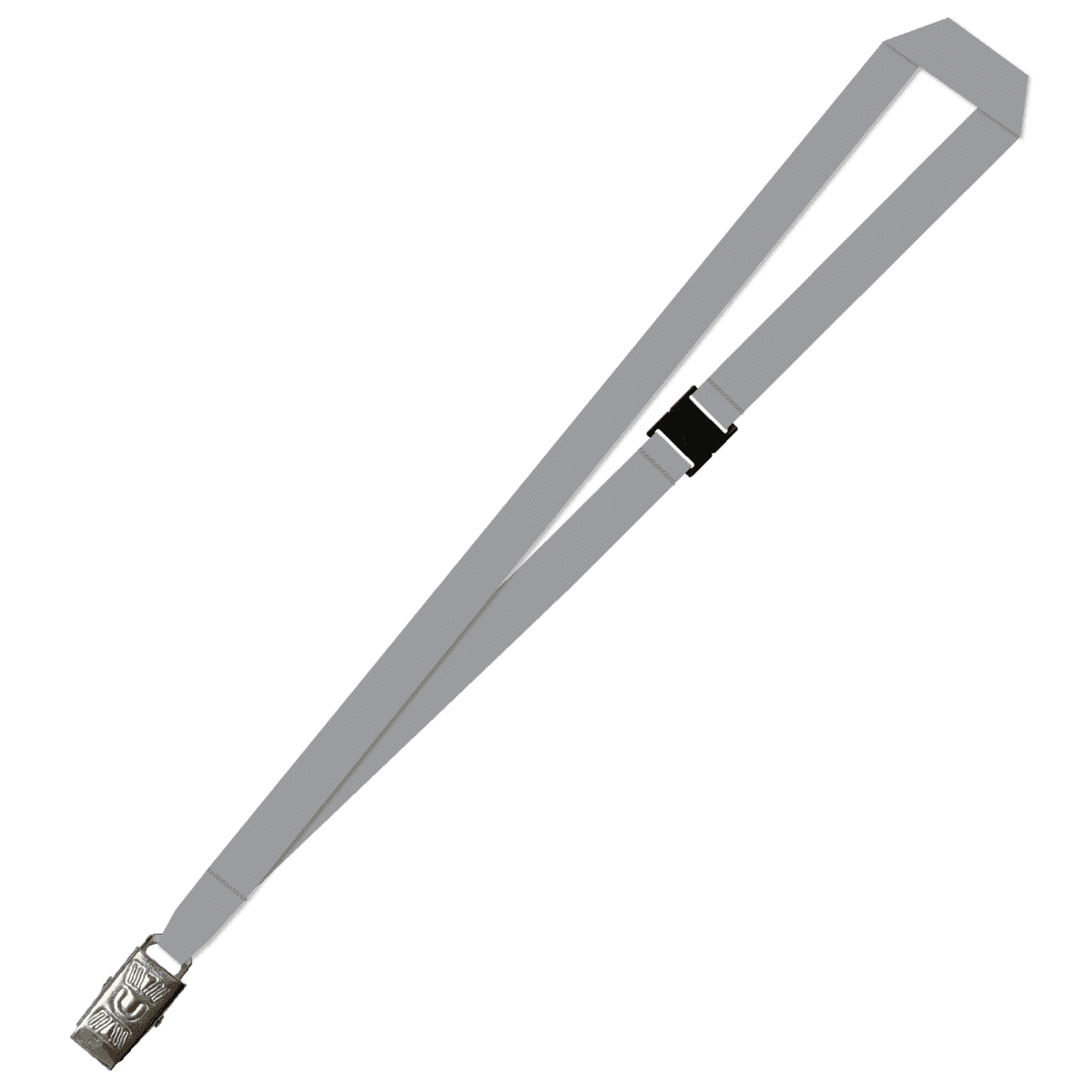 Gemini Plain Lanyard with Alligator Clip and Breakaway