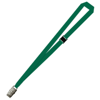 Gemini Plain Lanyard with Alligator Clip and Breakaway