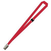 Gemini Plain Lanyard with Alligator Clip and Breakaway