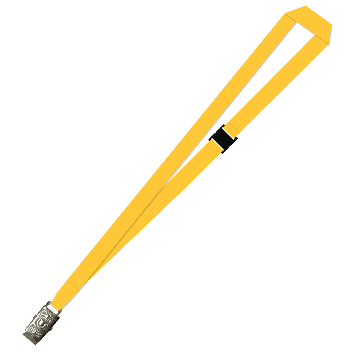 Gemini Plain Lanyard with Alligator Clip and Breakaway