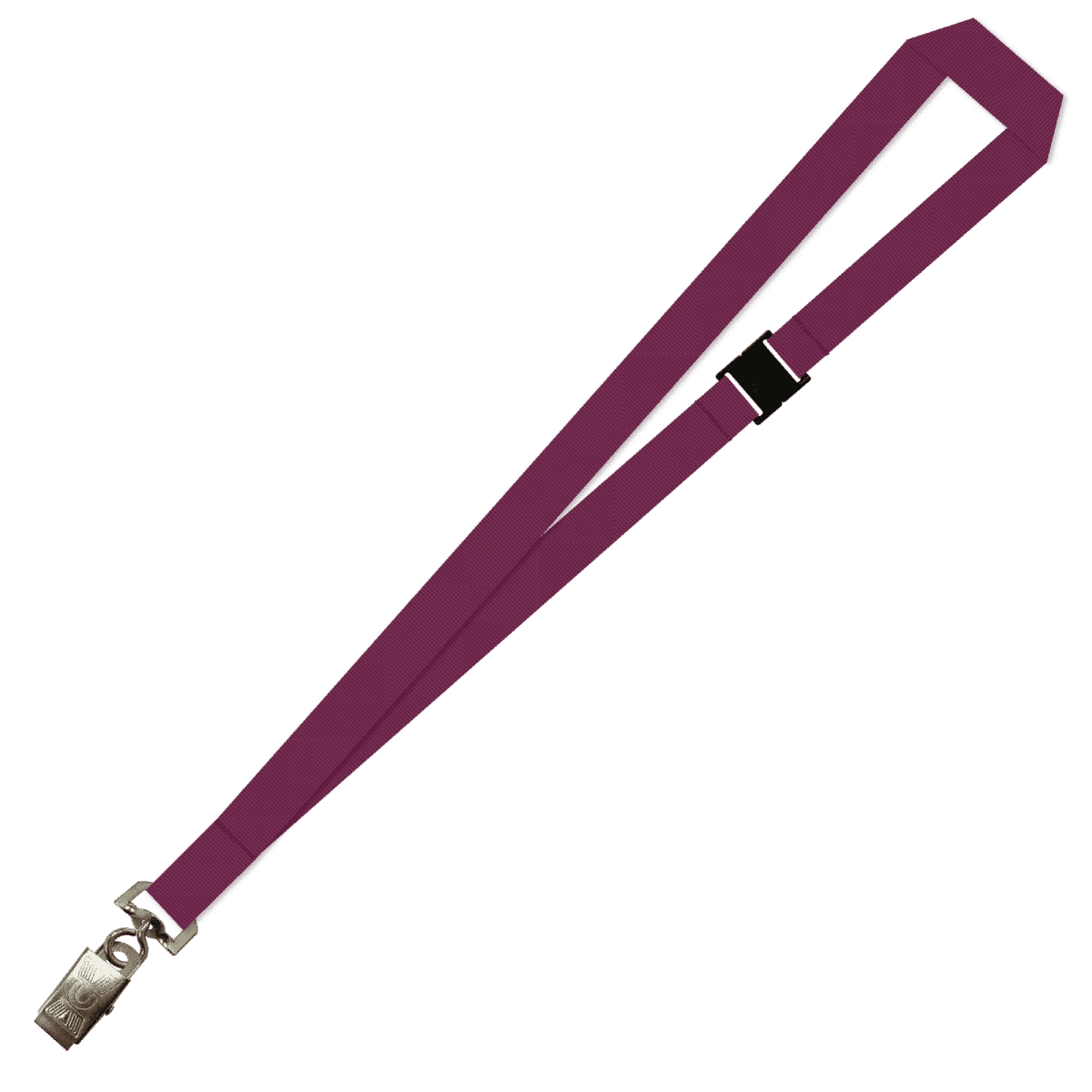 Gemini Plain Lanyard with Alligator Clip and Breakaway