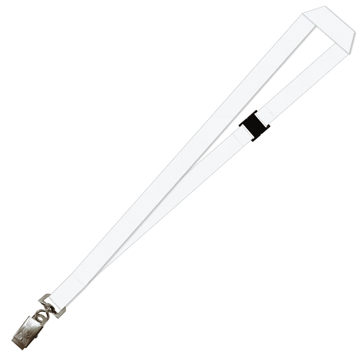 Gemini Plain Lanyard with Alligator Clip and Breakaway