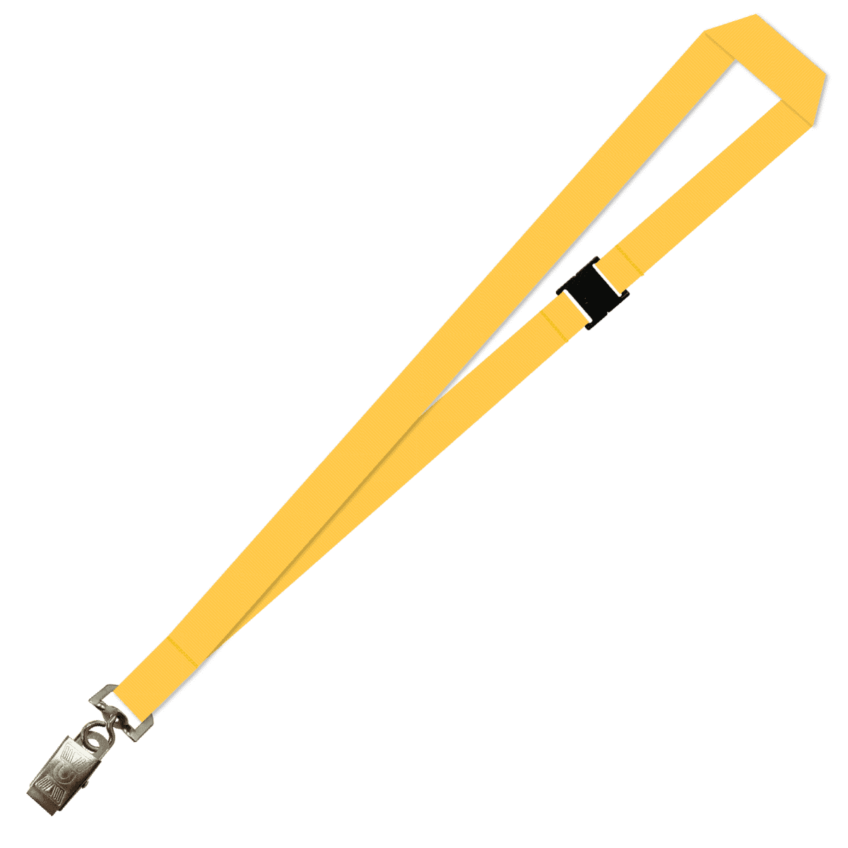 Gemini Plain Lanyard with Alligator Clip and Breakaway