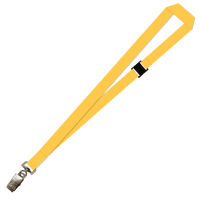 Gemini Plain Lanyard with Alligator Clip and Breakaway