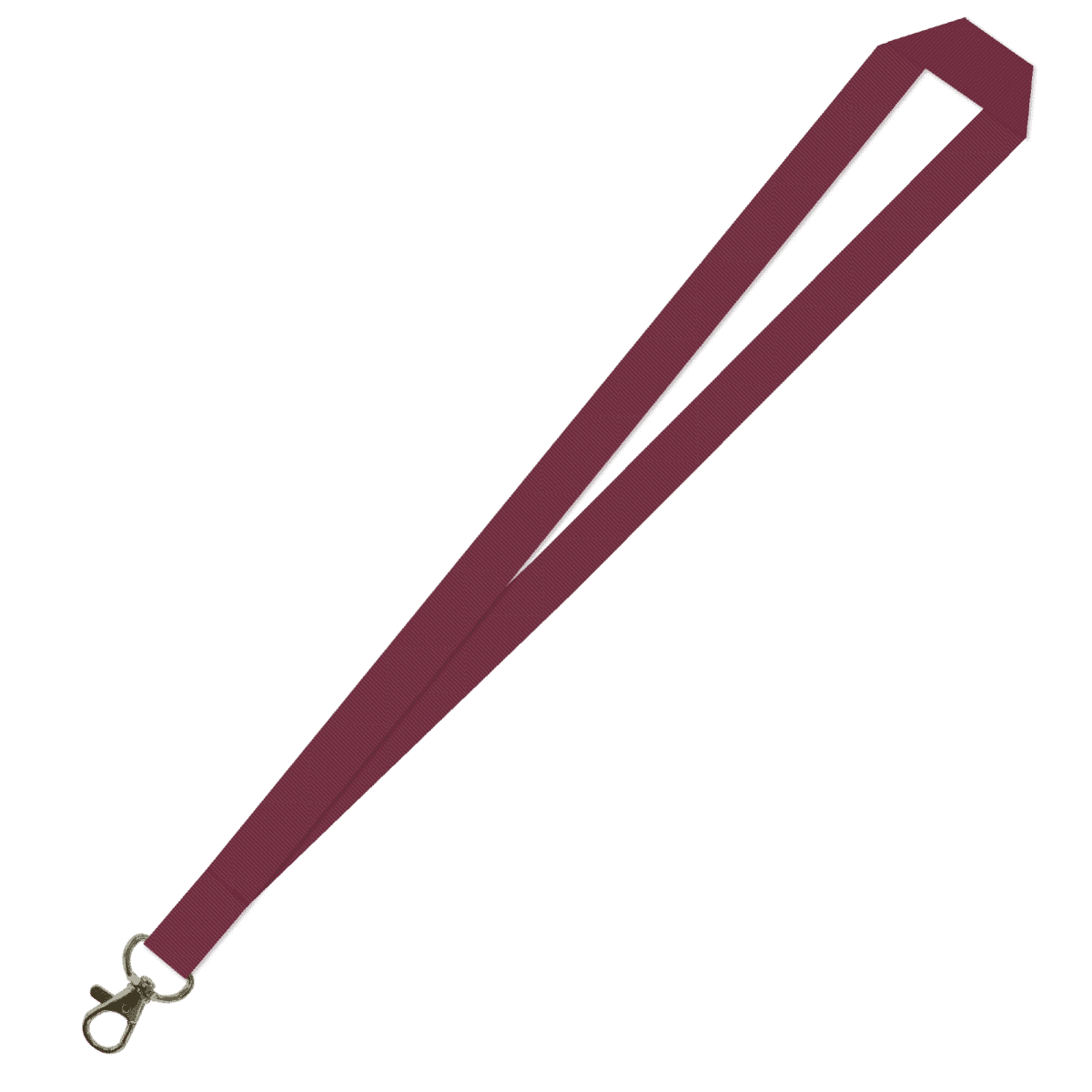 Gemini Plain Lanyard with Carabiner - 15mm Polyester