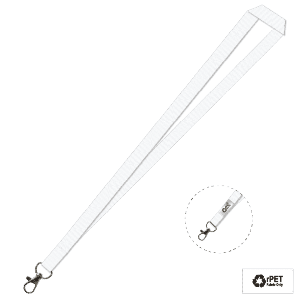 Gemini Plain Lanyard with Carabiner