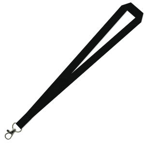 Gemini Plain Lanyard with Carabiner - 20mm Polyester