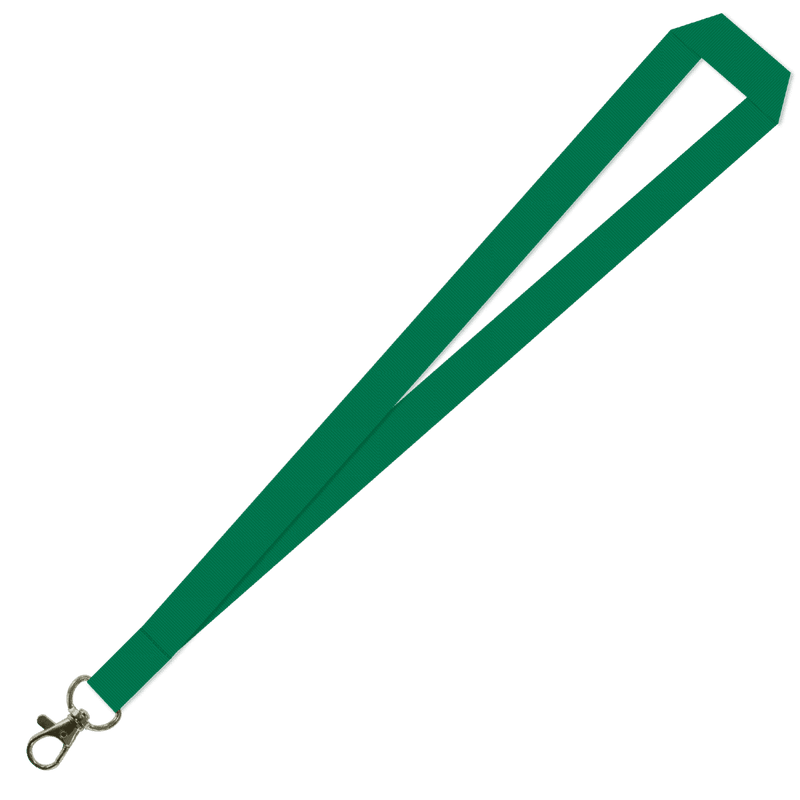 Gemini Plain Lanyard with Carabiner - 20mm Polyester