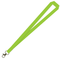 Gemini Plain Lanyard with Carabiner - 20mm Polyester