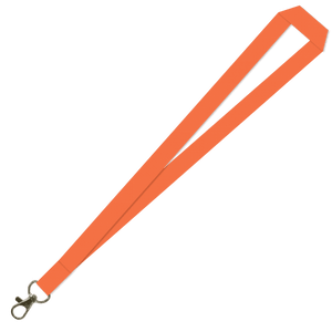 Gemini Plain Lanyard with Carabiner - 20mm Polyester