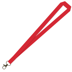 Gemini Plain Lanyard with Carabiner - 20mm Polyester