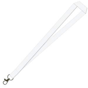 Gemini Plain Lanyard with Carabiner - 20mm Polyester
