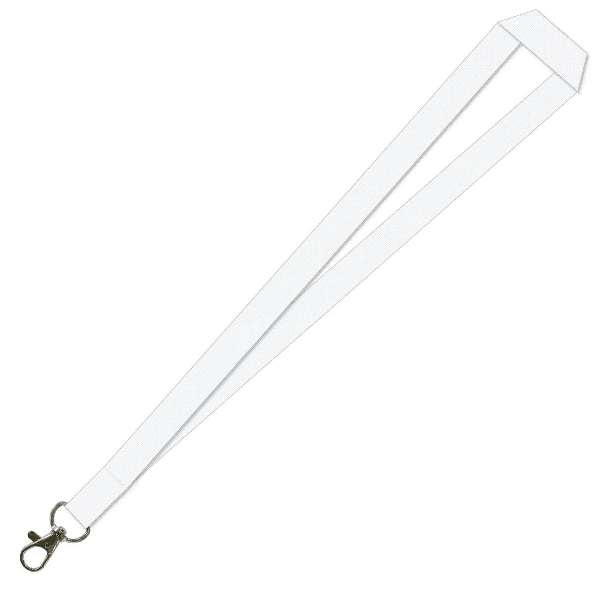 Gemini Plain Lanyard with Carabiner - 20mm Polyester