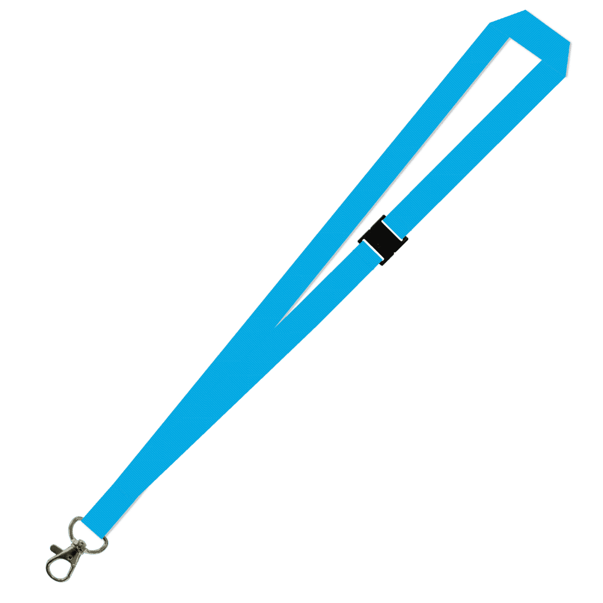 Gemini Plain Lanyard with Carabiner and Breakaway