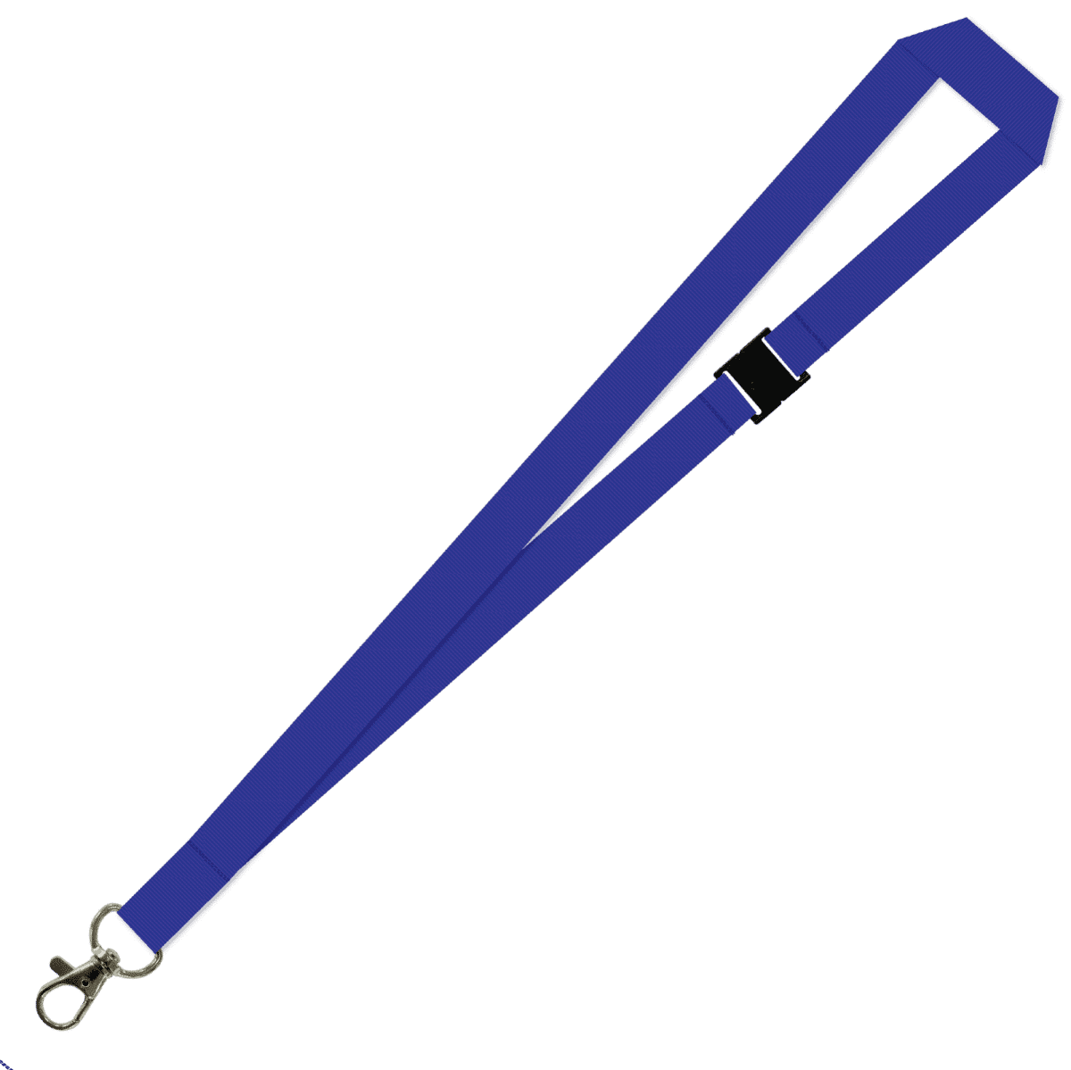 Gemini Plain Lanyard with Carabiner and Breakaway