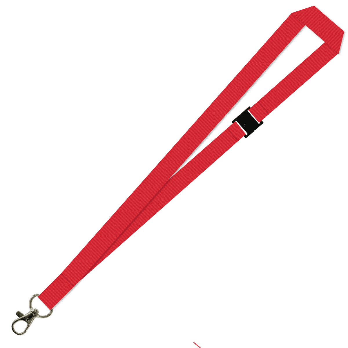 Gemini Plain Lanyard with Carabiner and Breakaway