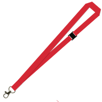 Gemini Plain Lanyard with Carabiner and Breakaway