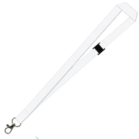 Gemini Plain Lanyard with Carabiner and Breakaway