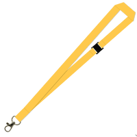 Gemini Plain Lanyard with Carabiner and Breakaway