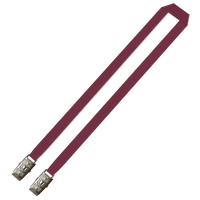 Gemini Plain Lanyard with Double Alligator