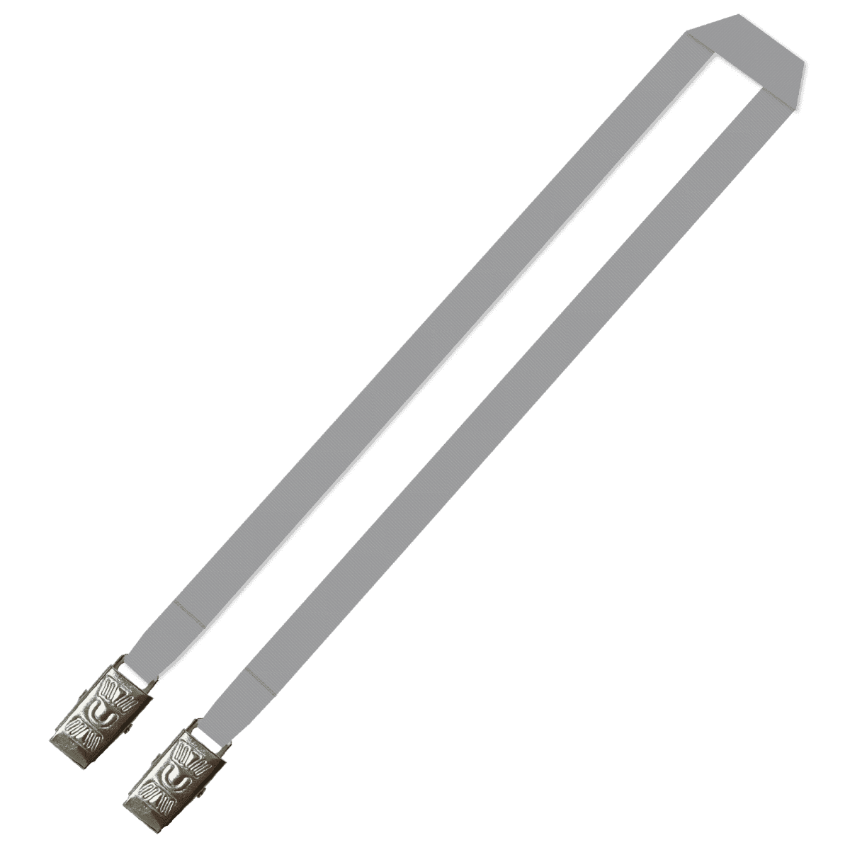 Gemini Plain Lanyard with Double Alligator