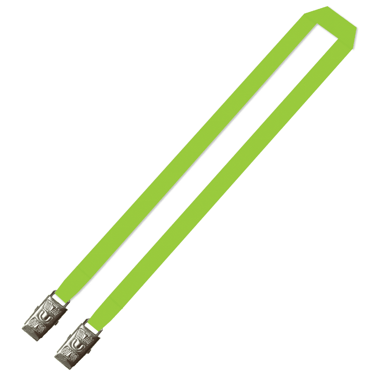 Gemini Plain Lanyard with Double Alligator