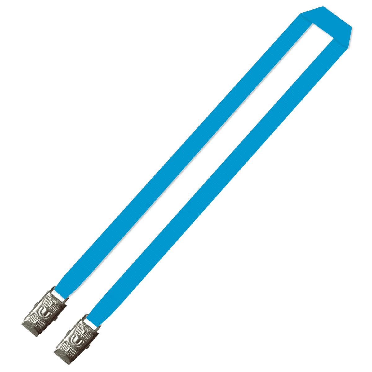 Gemini Plain Lanyard with Double Alligator