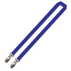 Gemini Plain Lanyard with Double Alligator - 20mm Polyester