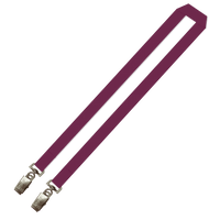Gemini Plain Lanyard with Double Alligator - 20mm Polyester