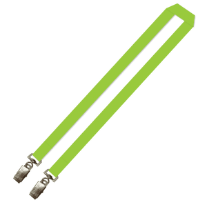 Gemini Plain Lanyard with Double Alligator - 20mm Polyester