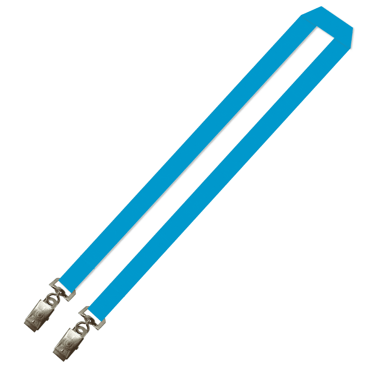 Gemini Plain Lanyard with Double Alligator