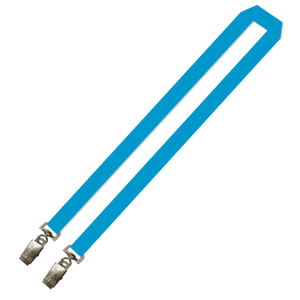 Gemini Plain Lanyard with Double Alligator - 20mm Polyester