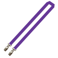 Gemini Plain Lanyard with Double Alligator