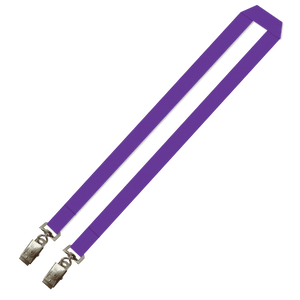 Gemini Plain Lanyard with Double Alligator - 20mm Polyester