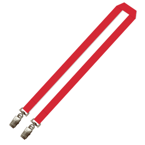 Gemini Plain Lanyard with Double Alligator - 20mm Polyester