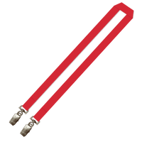 Gemini Plain Lanyard with Double Alligator - 20mm Polyester