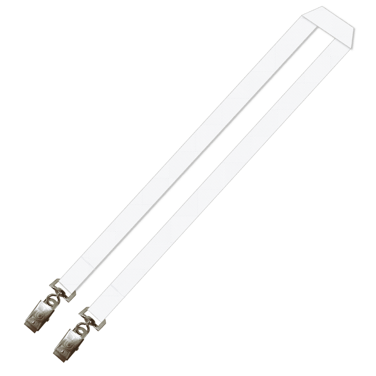 Gemini Plain Lanyard with Double Alligator