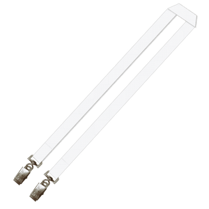 Gemini Plain Lanyard with Double Alligator - 20mm Polyester