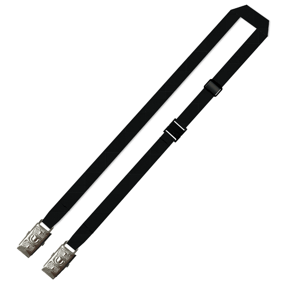 Gemini Plain Lanyard with Double Alligator, Adjustable and Breakaway