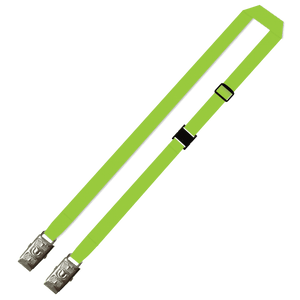Gemini Plain Lanyard with Double Alligator, Adjustable and Breakaway - 15mm Polyester