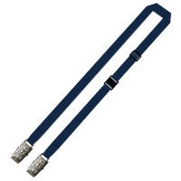 Gemini Plain Lanyard with Double Alligator, Adjustable and Breakaway