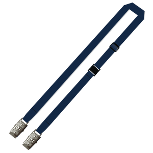 Gemini Plain Lanyard with Double Alligator, Adjustable and Breakaway - 15mm Polyester